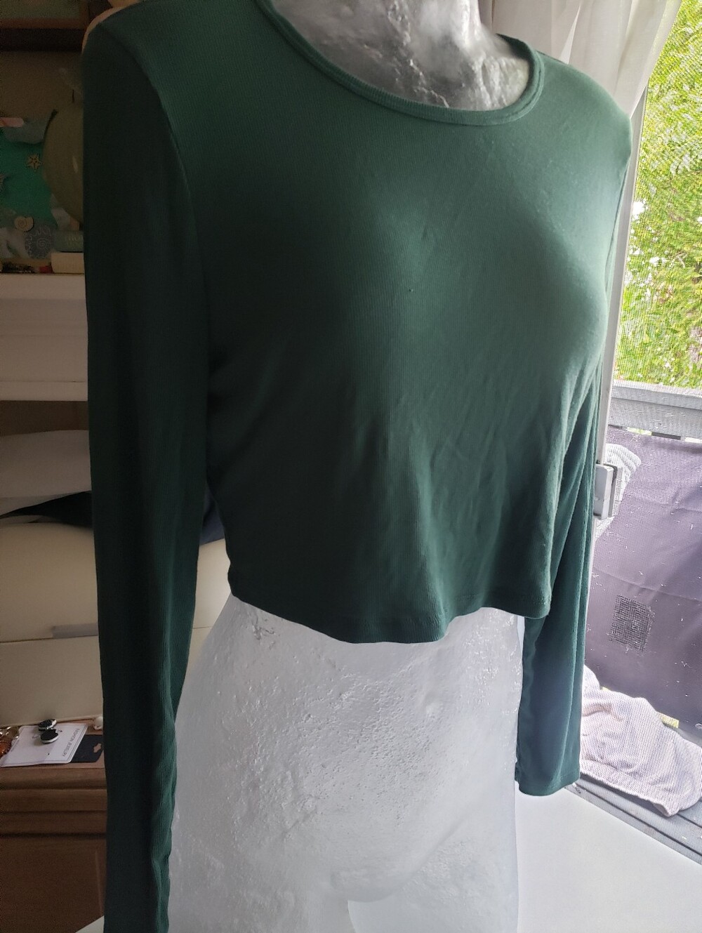 Aritzia Sunday Best Bliss Cropped Long Sleeve